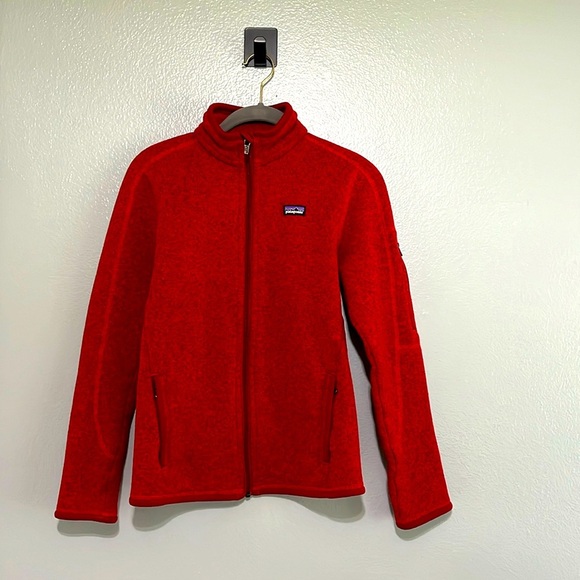Patagonia Tops - Patagonia Full Zip Better Sweater Size XS Fire Red